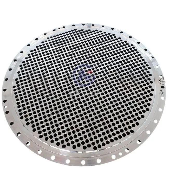 Titanium Tube Sheet with Explosion Bonded Cladding