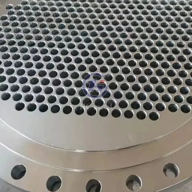 Precision Machined Titanium Tube Plate Precision Machined Titanium Tube Plate