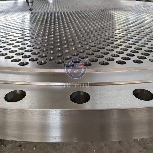 Precision Machined Titanium Tube Plate