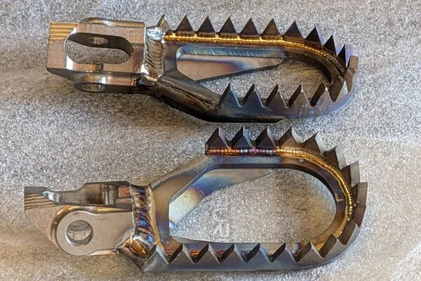 titanium foot pegs titanium foot pegs