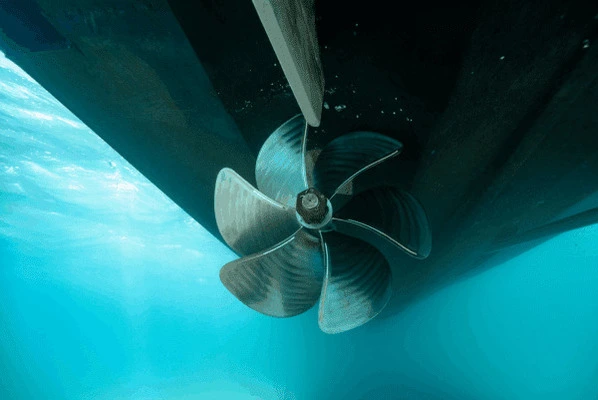 Titanium submarine propeller Titanium submarine propeller