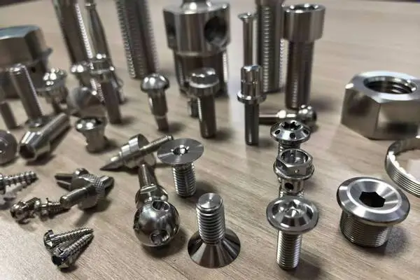 titanium screw machined parts