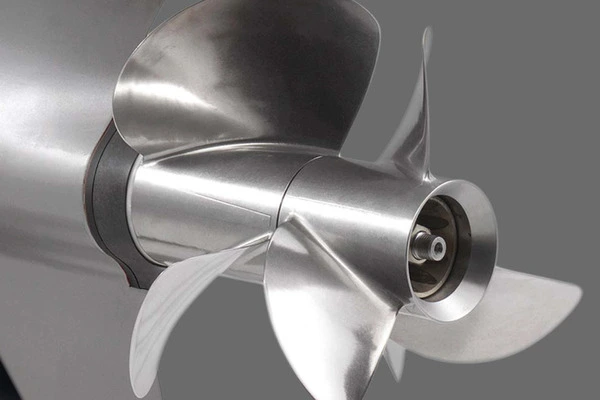 CNC machined titanium propeller