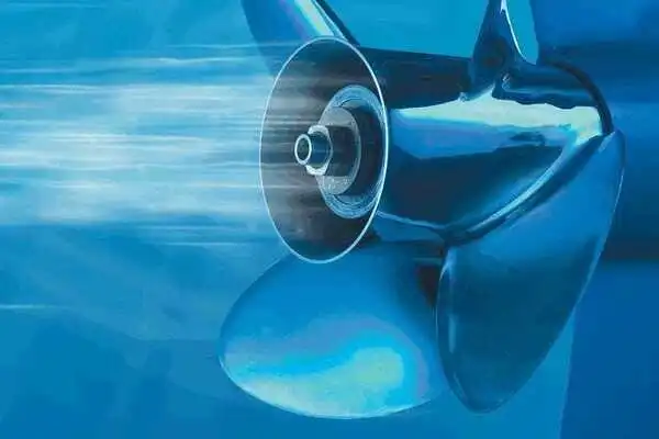 CNC machined titanium propeller