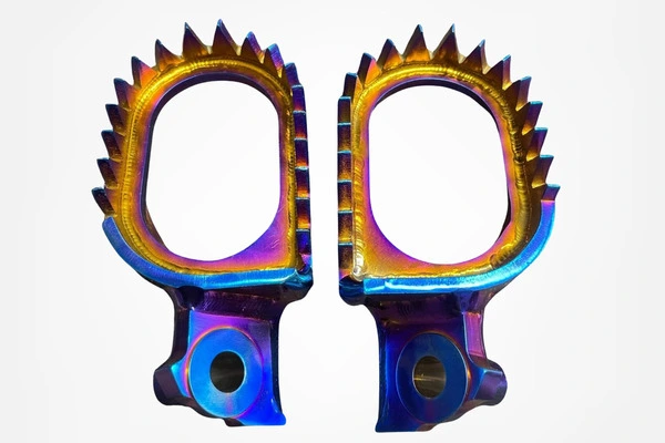 Titanium Wide Foot Pegs Titanium Wide Foot Pegs