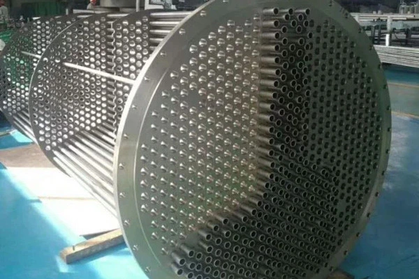 Corrosion-resistant titanium tube sheets