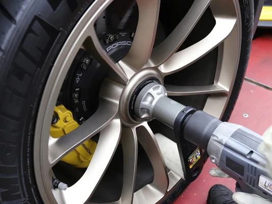 Porsche titanium lug nuts