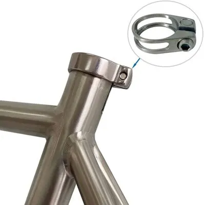 Titanium Seatpost Clamp application