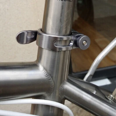 Titanium Seatpost Clamp application Titanium Seatpost Clamp application