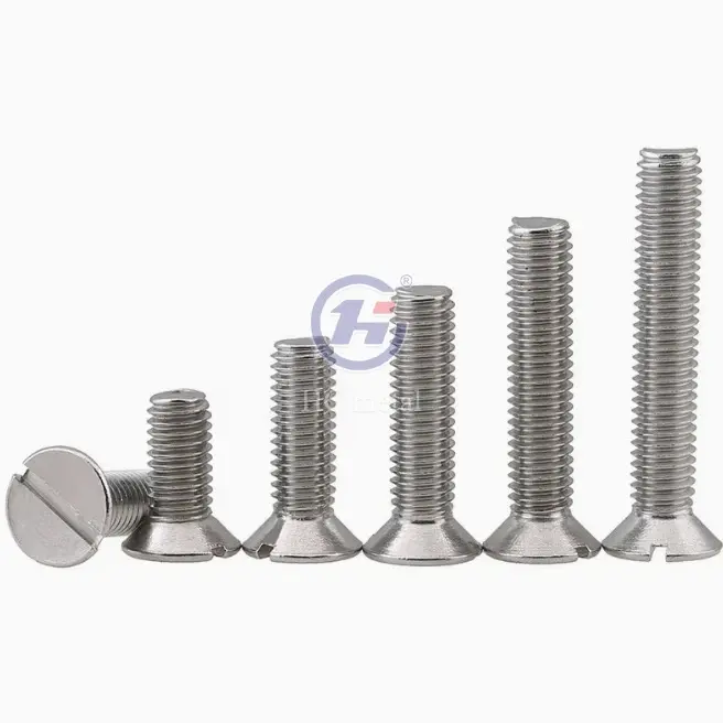 DIN963 m3 titanium bolts