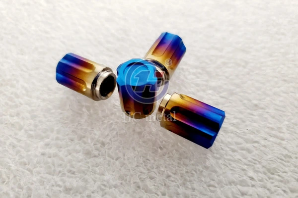 CNC Machined Titanium Valve Caps CNC Machined Titanium Valve Caps