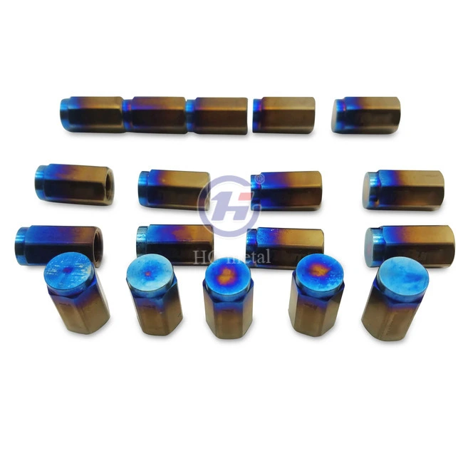 CNC Machined Titanium Valve Caps CNC Machined Titanium Valve Caps