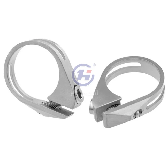 Gravel Bike Titanium Seatpost Clamp