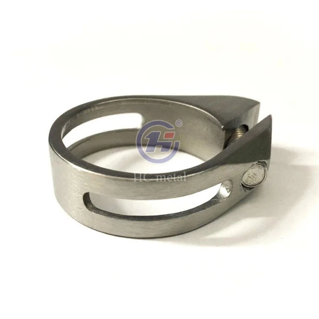 Gravel Bike Titanium Seatpost Clamp