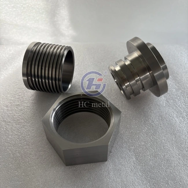 Grade 5 Titanium Piston with Precision Machining