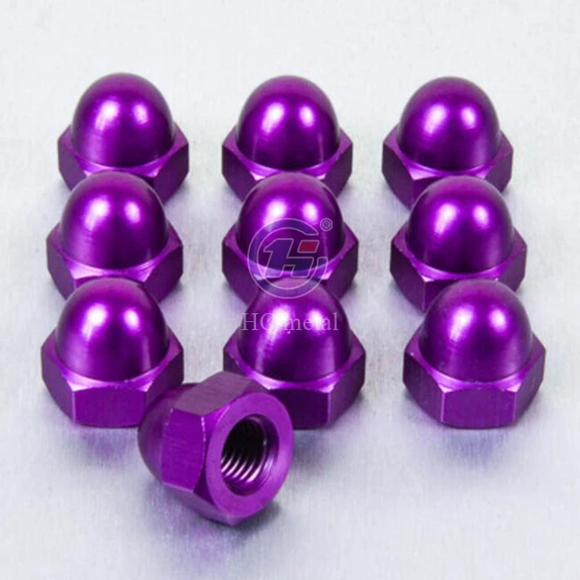 Titanium Acorn Nuts