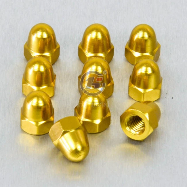 Titanium Acorn Nuts