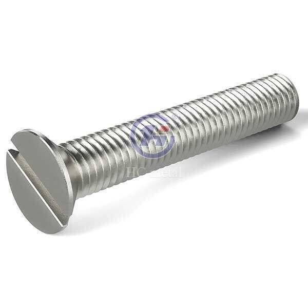 DIN963 m3 titanium bolts